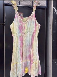Price Drop🔽 Multicolored Tie Dye Frock🌷💓