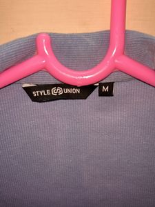 Collar Crop Top