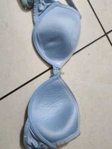 Cute Blue Polka Dot Bra