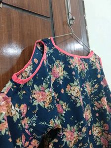 Floral Print Casual Top