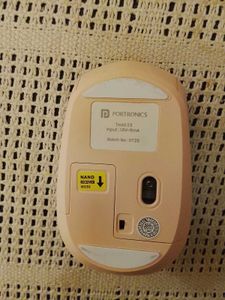 Portronics Wireless Pink Mouse Fully Working