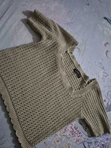 Beige Knit Sweater