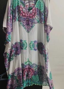 Floral Print Kaftan Top