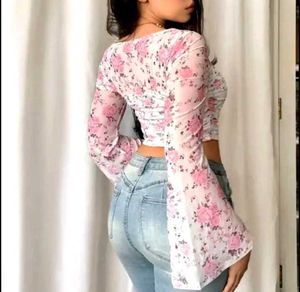 Floral Corset Top &amp; Jhanvi - skirt