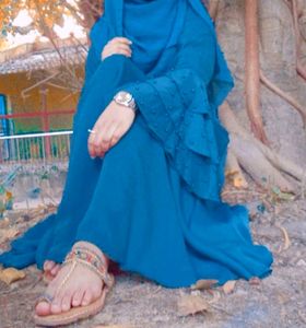 Abaya Grey Only 3 Months Old 🗝️🌺