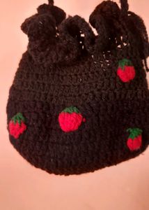 Strawberry Crochet Bag