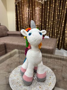 Crochet Unicorn Toy