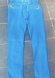 Dark Blue Denim Jeans