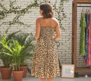 Chic Animal Print Dress
