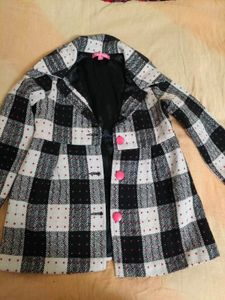 Cute Plaid Girls Coat