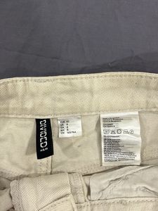 Trendy Beige Cargo Pants