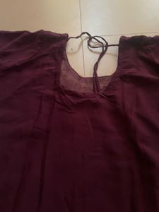 Purple &amp; Gold Embellished Fabric
