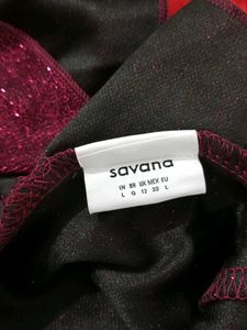 Sparkly Burgundy Mini Dress
