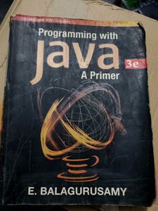 Programming with Java: A Primer