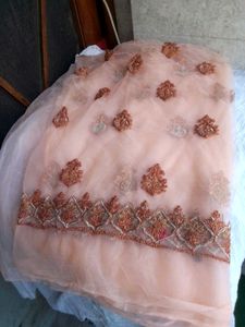 2 Mtr Net Embroidery Fabric