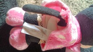 Authentic Minnie Mouse Plush Keychain