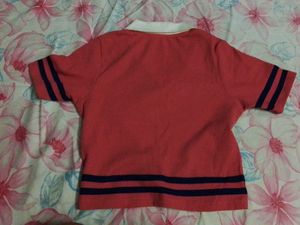 Aesthetic Pink Polo Top