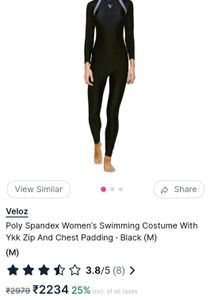 Women Full Bodysuit Swimming Dress(Tan Protection)