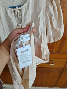 Cute Puff Sleeve Mini Dress
