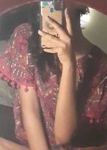Boho Print Top with Pom Poms!🥰