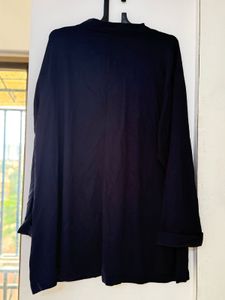 Stylish Navy Blue Cardigan