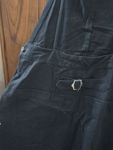 Denim Black Dress