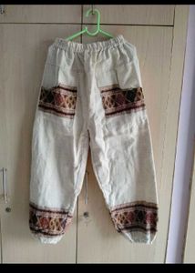 Boho Embroidered Harem Pants