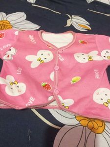 Cute Bunny Print Baby Onesie