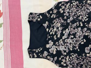 Floral Print Layered Top