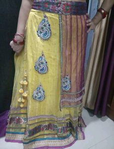 Designer Lehanga Choli With Long Chunri