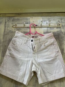Betty Smith White Denim Shorts