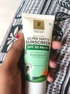 Pilgrim Squalane ULTRA MATTE SUNSCREEN SPF 50 PA++