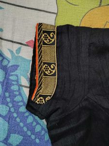 Floral Print Saree with Embellishments