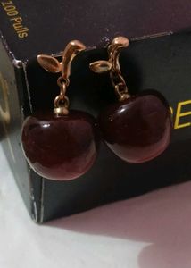 Cherry Drop Earrings