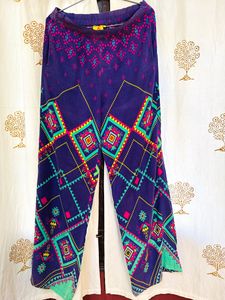 Peacock Purple 🦚Stylish Straight Payajama