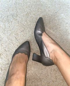 Formal Leather Pointed Toe Flats