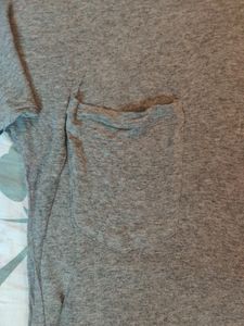 High Neck Flowy Tshirt