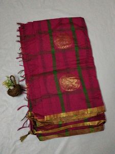 Rose Cotton Silk Sare