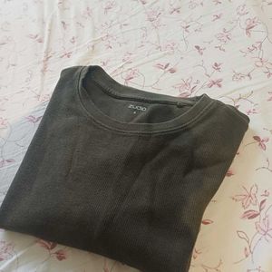 Olive Green Long Sleeve T-Shirt