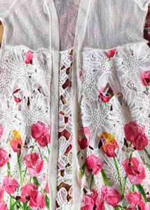 Women&#39;s Net Front Open Neck Shrug