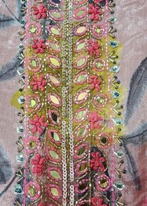 DESIGNER KURTI WITH FLAIR SKIRT