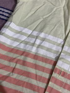 Striped Button-Down Shirt