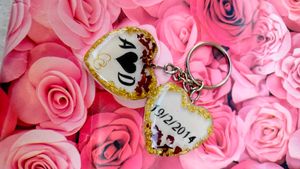 Couple Name Keychain