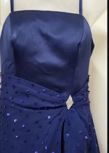 Navy Blue Gown