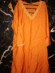Elegant Orange Kurta