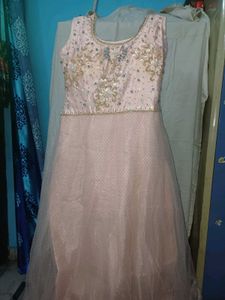 Light Pink Women Party Gown