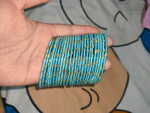 Blue &amp; Gold Bangle Set💙