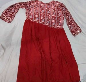 Alia Cut V- Neck Kurta Dress
