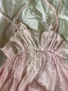 Pink Tiered Sundress