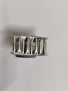 Silver Floral Hair Clip